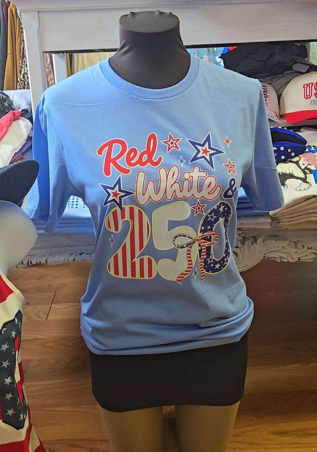 4th of July- Red White & 250